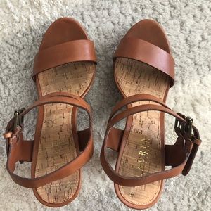 strappy platform sandals